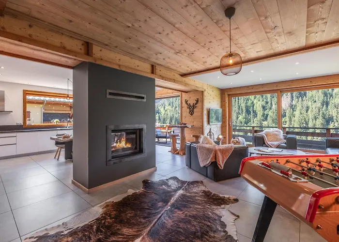 Chalet 1100 - Bo Immobilier - à Mi-chemin Du Centre Et Du Linga -reduced Prices On Passes Châtel&portes Du Soleil *