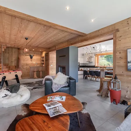 Chalet 1100 - Bo Immobilier - A Mi-chemin Du Centre Et Du Linga - Jacuzzi Sauna Et Cheminee Chatel